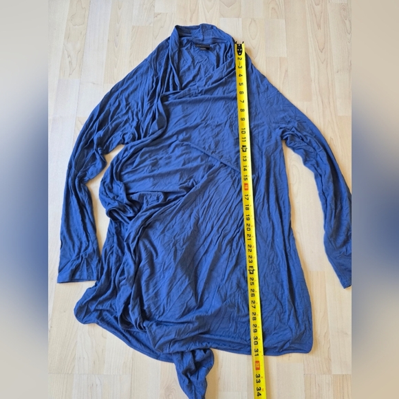 J. Jill Wearever Open Front Draped Top Size Large Tall - Picture 3 of 6